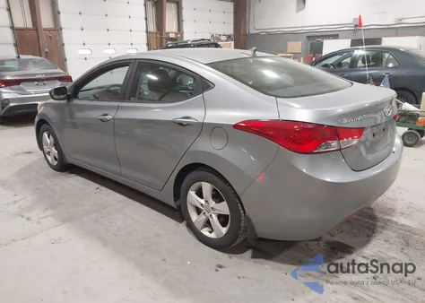 2013 Hyundai Elantra Gls from USA, damaged, VIN KMHDH4AE5DU978239